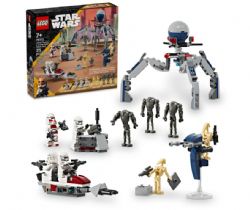 LEGO STAR WARS - ENSEMBLE DE COMBAT CLONE TROOPER ET DROÏDES DE COMBAT #75372 (0124)